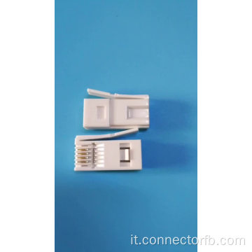 Connettore RJ11 a spina UK 6P4C / 6p6c